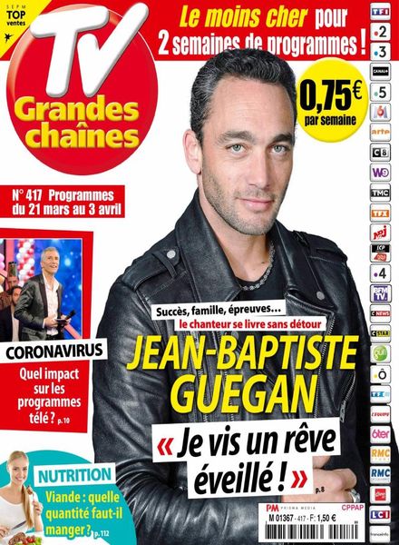 TV Grandes chaines – 21 Mars 2020