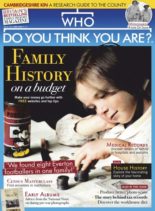 Who Do You Think You Are – April 2020