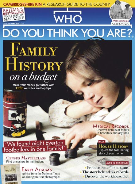 Who Do You Think You Are – April 2020
