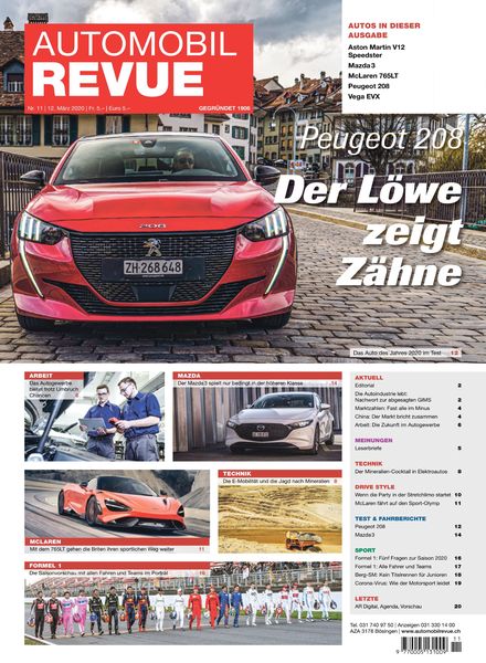 Automobil Revue – 12 Marz 2020