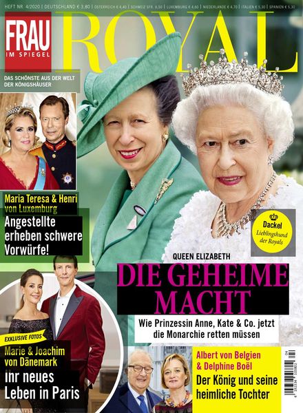 Frau im Spiegel Royal – Marz 2020