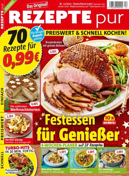 Rezepte pur – Dezember 2019