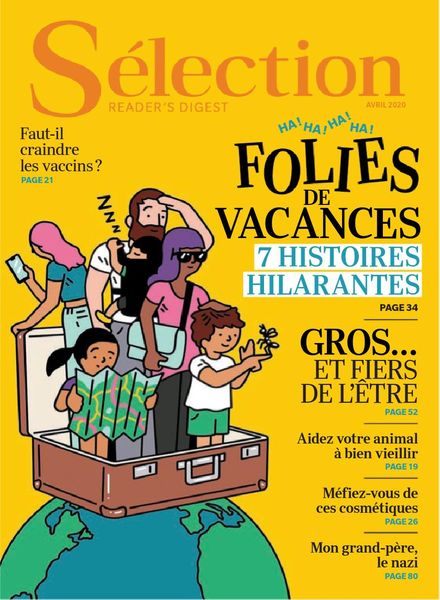 Selection du Reader’s Digest Canada – avril 2020