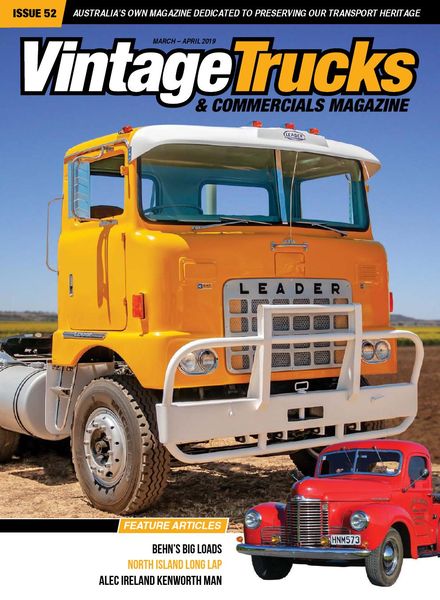 Vintage Trucks & Commercials – March-April 2019