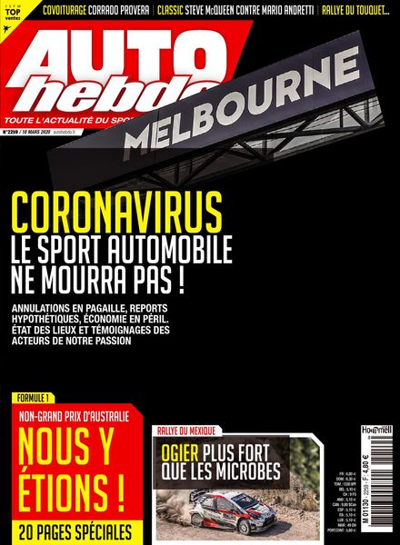Auto Hebdo – 19 mars 2020