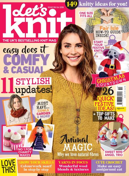 Let’s Knit – Issue 136 – October 2018