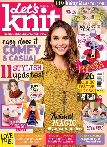 Let’s Knit – Issue 136 – October 2018