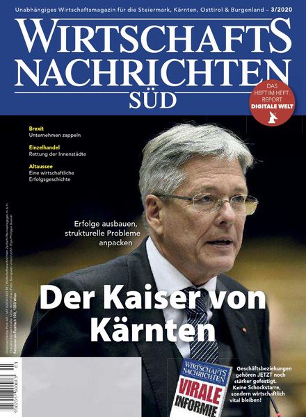 Wirtschaftsnachrichten Sud – Marz 2020