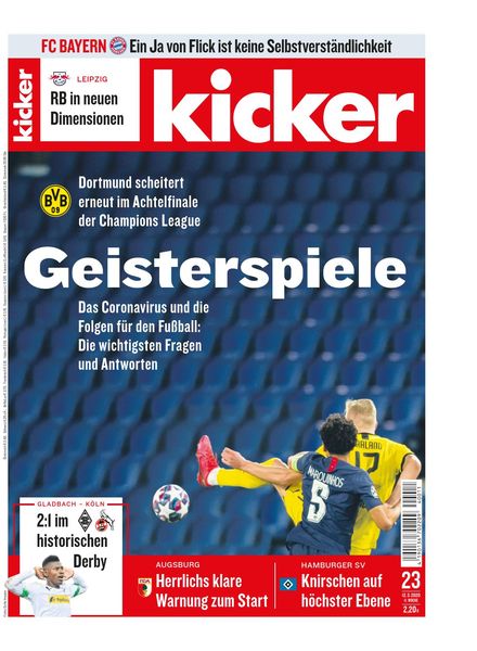 Kicker – 12 Marz 2020