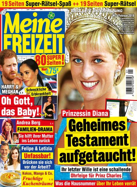 Meine Freizeit – Januar 2019