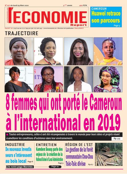 Le quotidien de l’economie magazine Afrique – 09 mars 2020