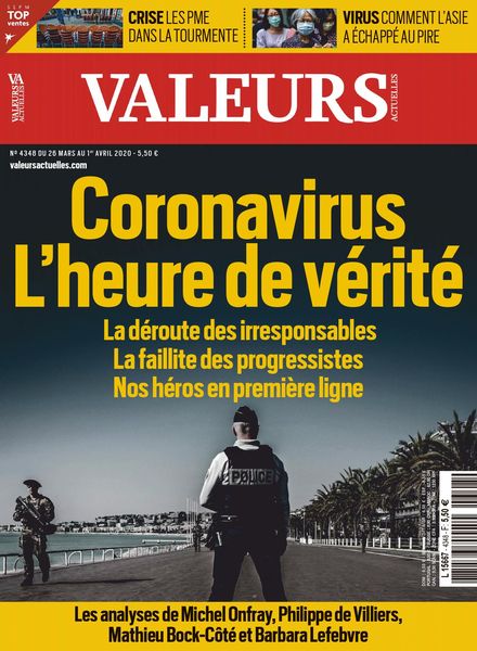 Valeurs Actuelles – 01 avril 2020