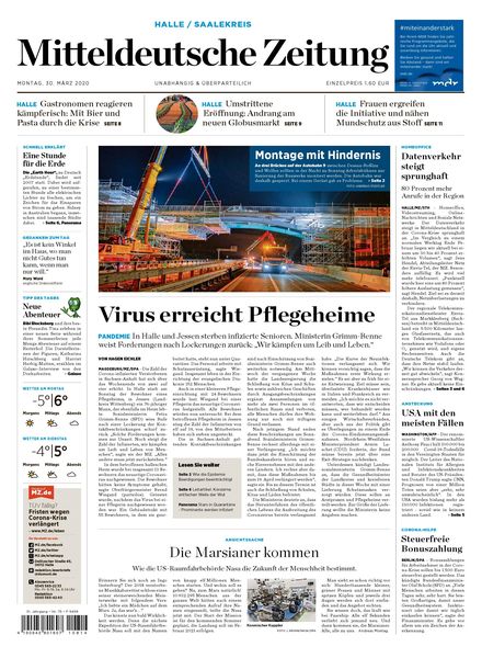 Mitteldeutsche Zeitung – Marz 2020