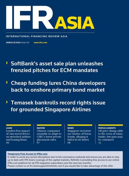 IFR Asia – March 28, 2020