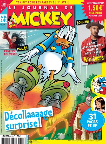 Le Journal de Mickey – 25 mars 2020