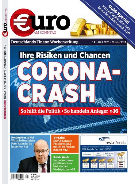 Euro am Sonntag – 14 Marz 2020