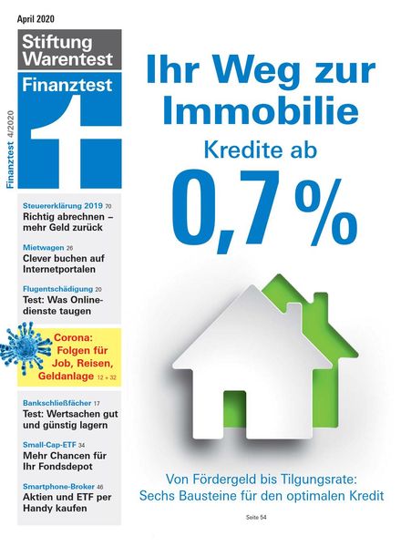 Finanztest – April 2020