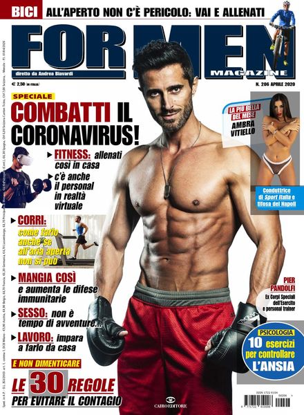 For Men Magazine – Aprile 2020