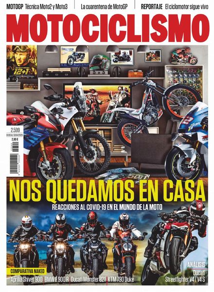 Motociclismo Espana – 13 abril 2020