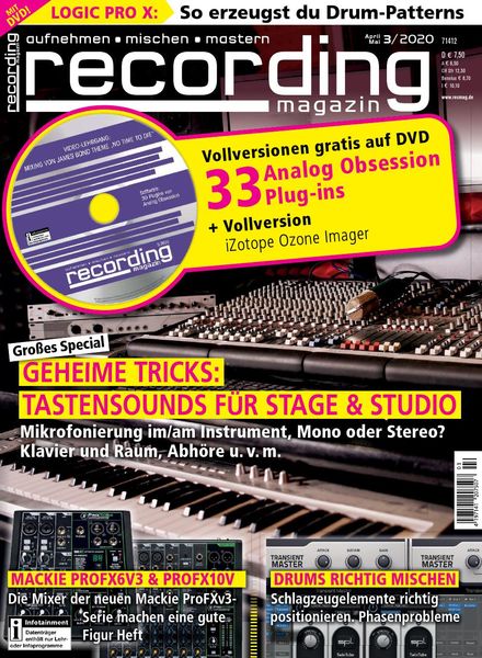 Recording Magazin – April-Mai 2020