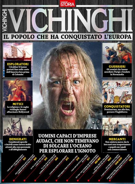 Biografie di Conoscere la Storia – Vichinghi – Ottobre-Novembre 2017
