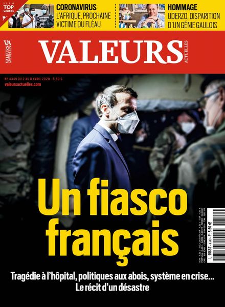 Valeurs Actuelles – 02 avril 2020
