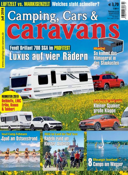 Camping, Cars & Caravans – Juli 2018