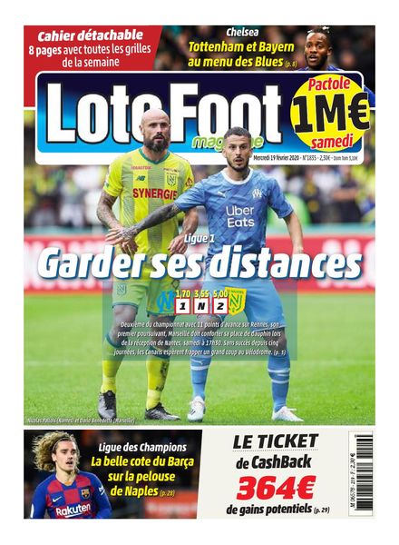 Loto Foot – 19 fevrier 2020