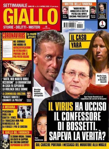 Giallo – 8 Aprile 2020