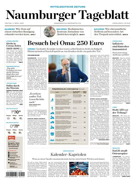 Naumburger Tageblatt – April 2020