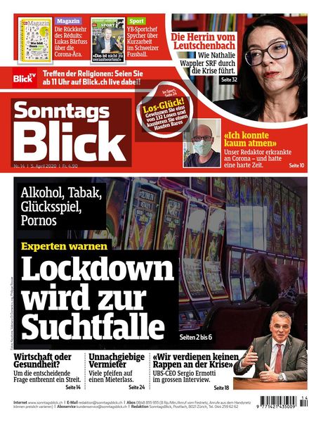 SonntagsBlick – 05 April 2020