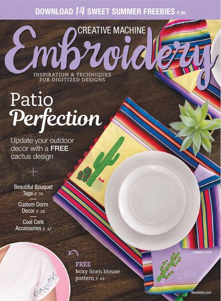 Creative Machine Embroidery – March 2020