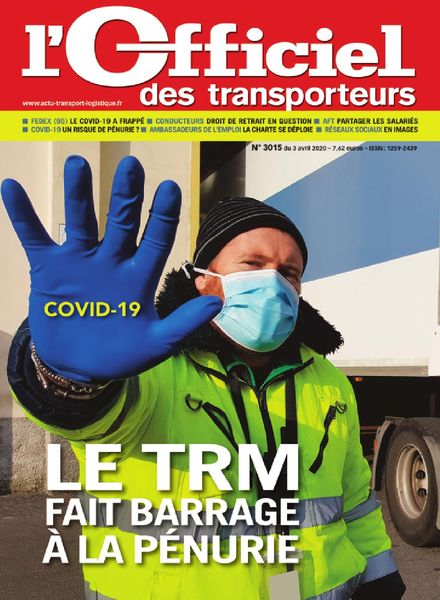 L’Officiel des Transporteurs – 03 avril 2020