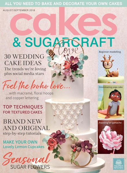 Cakes & Sugarcraft – August-September 2018