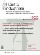 Il Diritto Industriale – Gennaio 2020