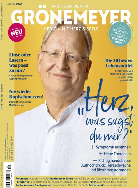 Professor Dietrich Gronemeyer – April 2020