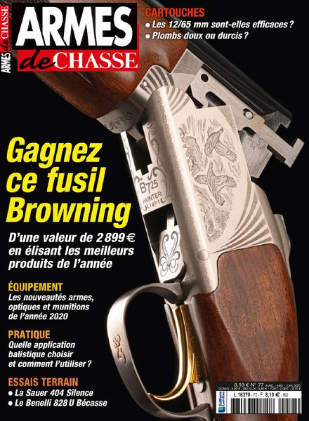 Armes de Chasse – avril 2020