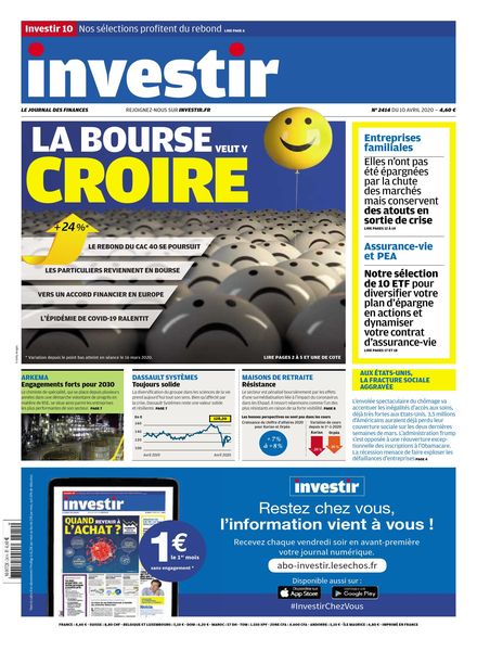 Investir – 10 Avril 2020