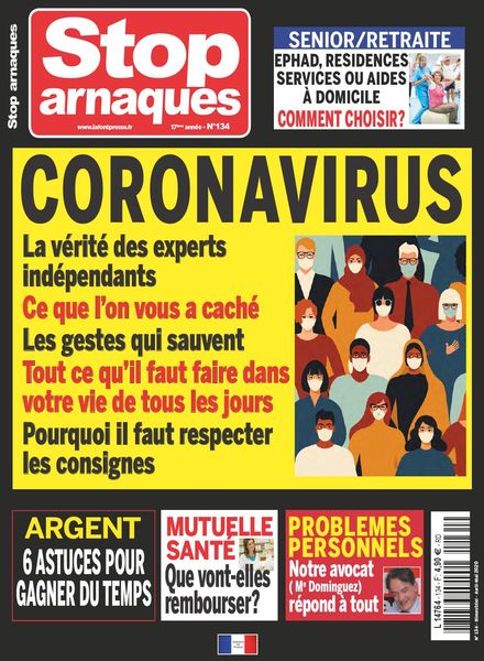 Stop Arnaques – mars-avril 2020