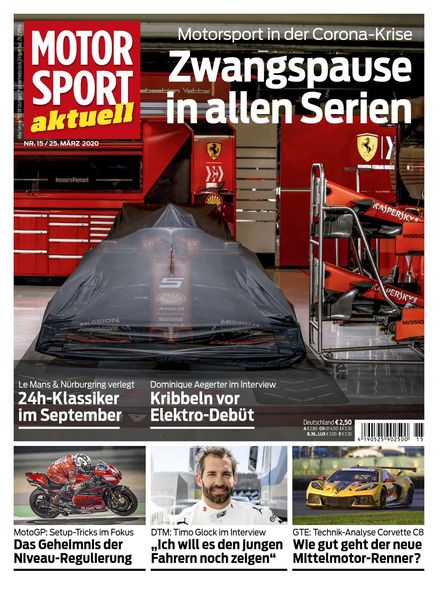 Motorsport Aktuell – 24 Marz 2020