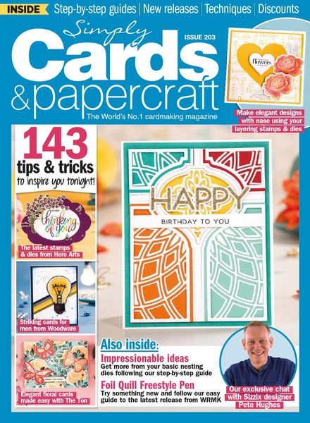 Simply Cards & Papercraft – Issue 203 – March 2020