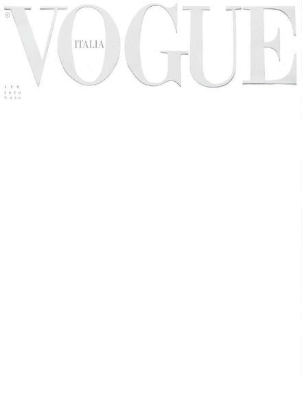 Vogue Italia – Aprile 2020