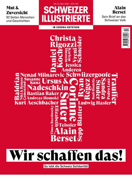 Schweizer Illustrierte – 20 Marz 2020