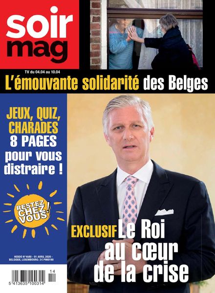 Le Soir Magazine – 04 avril 2020