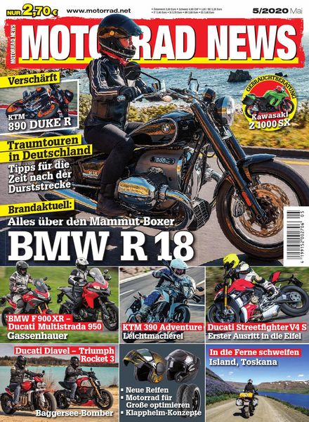 Motorrad News – Mai 2020