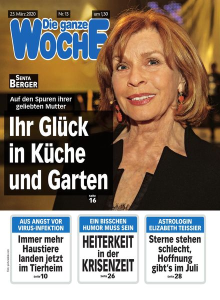 Die ganze Woche – 25 Marz 2020