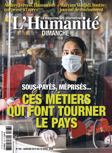 L’Humanite Dimanche – 9 Avril 2020