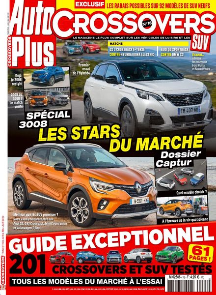 Auto Plus – Hors-Serie Crossovers – avril 2020