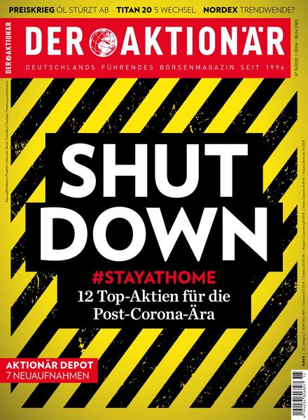 Der Aktionar – 02 April 2020