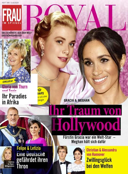 Frau im Spiegel Royal – April 2020